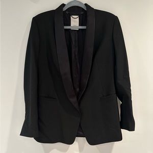 Robert Rodriguez black blazer with satin lapels